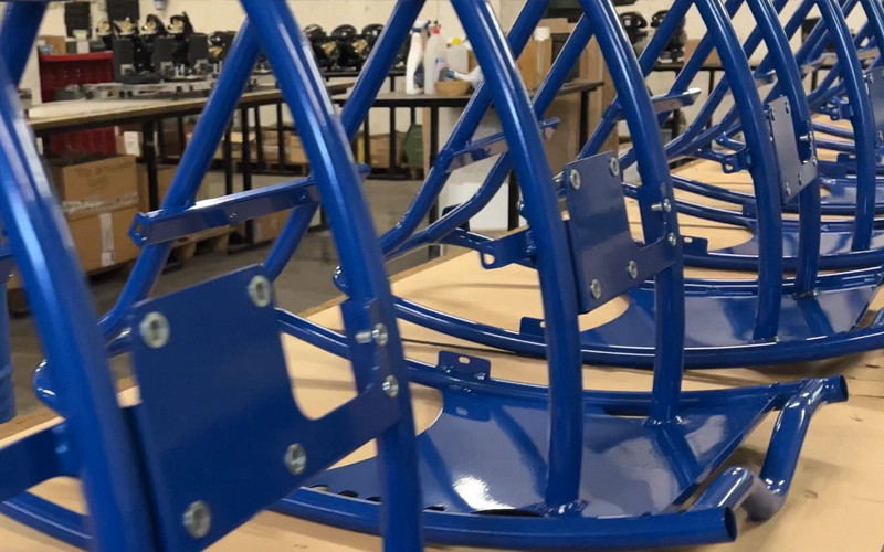 Trolleys in production